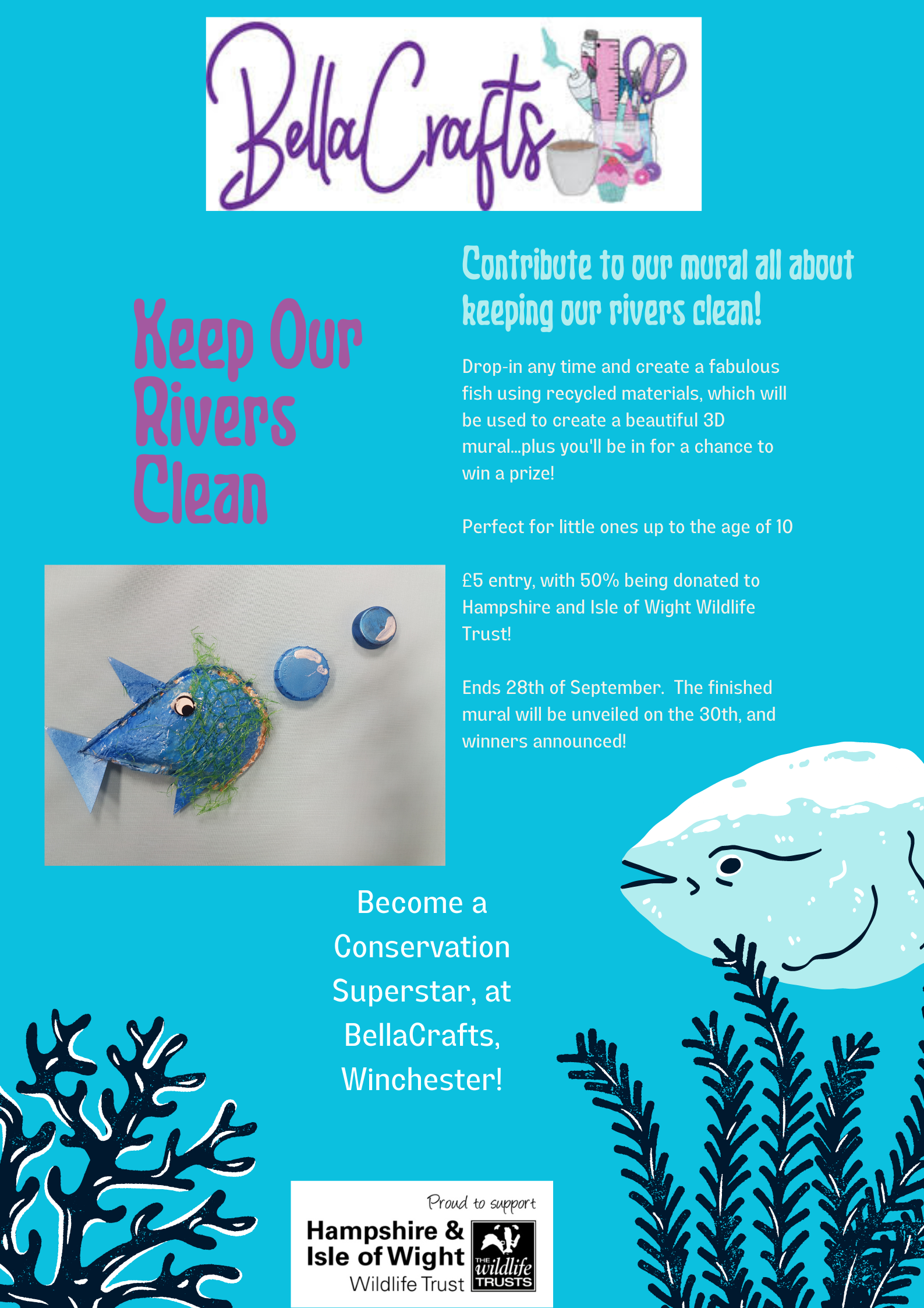 Contribute to our mural all about keeping our rivers clean! (3) 